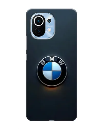 Чехол для Xiaomi Mi 11 с картинкой «Логотип BMW — минимализм»