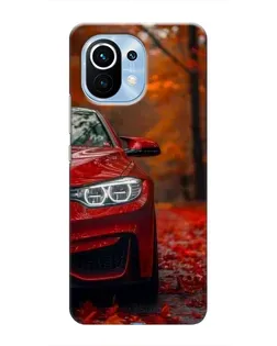 Чехол для Xiaomi Mi 11 с картинкой «Осенняя BMW M4»