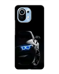 Чехол для Xiaomi Mi 11 с картинкой «BMW — ночной взгляд»
