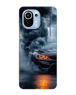 Чехол для Xiaomi Mi 11 с картинкой «BMW M-Power — абстракция»
