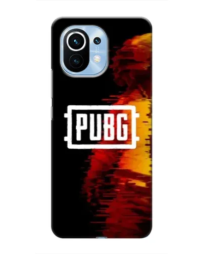 Чехол для Xiaomi Mi 11 с картинкой «Яркий логотип PUBG»