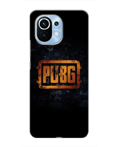 Чехол для Xiaomi Mi 11 с картинкой «PUBG — золотой логотип»