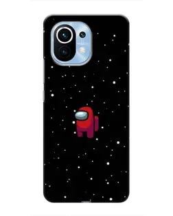 Чехол для Xiaomi Mi 11 с картинкой «Красный Among Us»