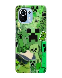 Чохол для Xiaomi Mi 11 з картинкою «Кріпери Minecraft»