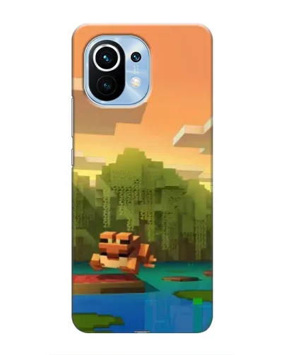 Чехол для Xiaomi Mi 11 с картинкой «Майнкрафт закат солнца» Чехол для Xiaomi Mi 11 с картинкой «Майнкрафт закат солнца»