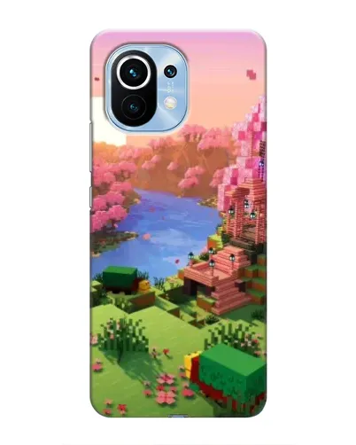 Чехол для Xiaomi Mi 11 с картинкой «Розовое дерево Minecraft» Чехол для Xiaomi Mi 11 с картинкой «Розовое дерево Minecraft»