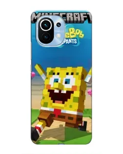 Чохол для Xiaomi Mi 11 з картинкою «Губка Боб Minecraft» Чохол для Xiaomi Mi 11 з картинкою «Губка Боб Minecraft»