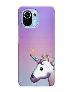 Чехол для Xiaomi Mi 11 с картинкой «Единорог градиент»