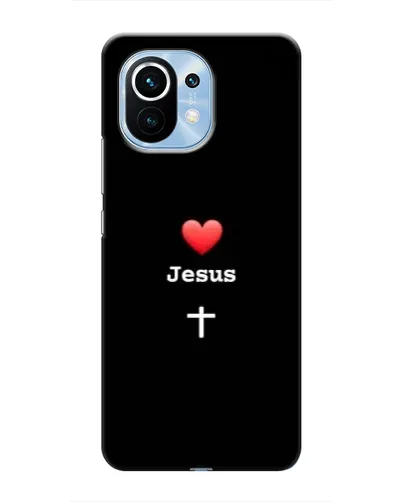 Чехол для Xiaomi Mi 11 с картинкой «Сердце - Jesus» Чехол для Xiaomi Mi 11 с картинкой «Сердце - Jesus»