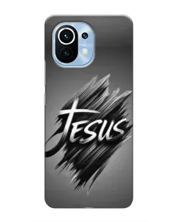 Чехол для Xiaomi Mi 11 с картинкой «Надпись Jesus Graffiti»