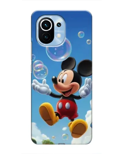Чохол для Xiaomi Mi 11 з картинкою «Mickey та мильні бульбашки»