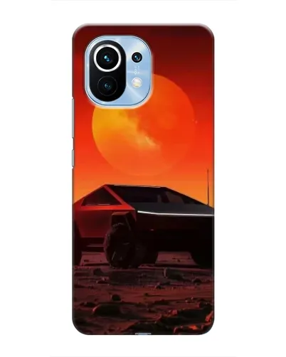 Чехол для Xiaomi Mi 11 с картинкой «Cybertruck на Марсе»