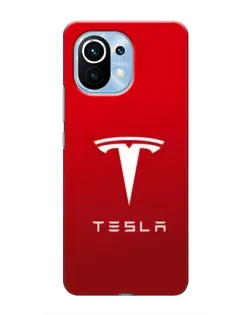 Чохол для Xiaomi Mi 11 з картинкою «Tesla Red Classic»