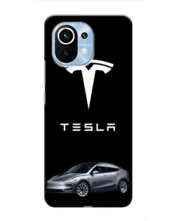 Чохол для Xiaomi Mi 11 з картинкою «Tesla Model Y»