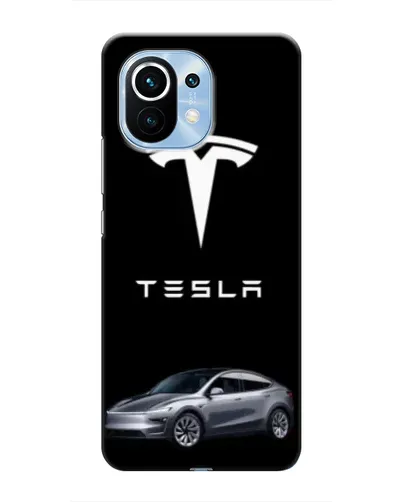Чехол для Xiaomi Mi 11 с картинкой «Tesla Model Y»