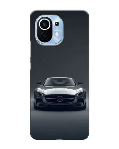 Чехол для Xiaomi Mi 11 с картинкой «Mercedes на черном»