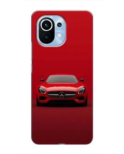 Чехол для Xiaomi Mi 11 с картинкой «Красный Mercedes AMG»