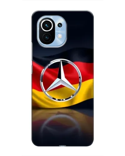 Чехол для Xiaomi Mi 11 с картинкой «Mercedes — флаг Германии»