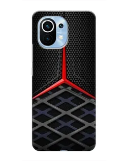 Чехол для Xiaomi Mi 11 с картинкой «Mercedes Carbon Grid»
