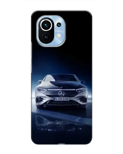 Чехол для Xiaomi Mi 11 с картинкой «Ночной Mercedes EQ»
