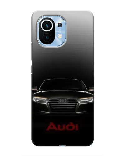 Чехол для Xiaomi Mi 11 с картинкой «Audi — градиентный контур»