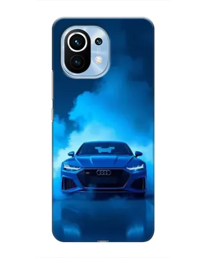 Чехол для Xiaomi Mi 11 с картинкой «Audi — голубая энергия»