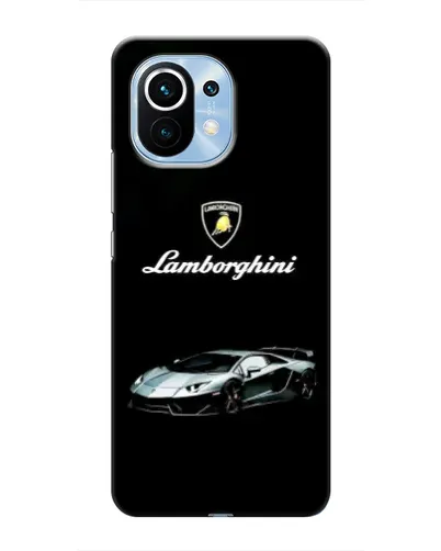 Чехол для Xiaomi Mi 11 с картинкой «Логотип Lamborghini классика»