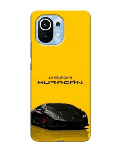 Чехол для Xiaomi Mi 11 с картинкой «Lamborghini Huracan черный»