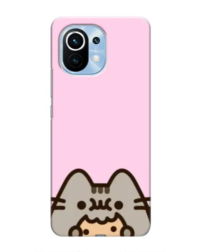 Чехол для Xiaomi Mi 11 с картинкой «Pusheen и печенье»