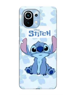 Чехол для Xiaomi Mi 11 с картинкой «Stitch среди цветов» Чехол для Xiaomi Mi 11 с картинкой «Stitch среди цветов»