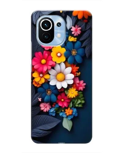 Чехол для Xiaomi Mi 11 с картинкой «Цветочная феерия»