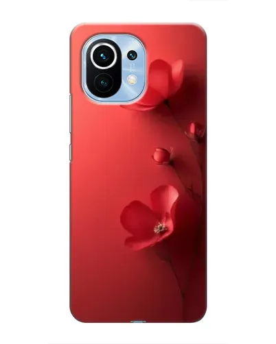 Чехол для Xiaomi Mi 11 с картинкой «Маковые соцветия»