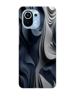Чохол для Xiaomi Mi 11 з картинкою «Об'ємні сині складки» Чохол для Xiaomi Mi 11 з картинкою «Об'ємні сині складки»