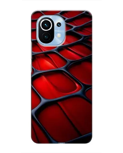 Чехол для Xiaomi Mi 11 с картинкой «Красная глянцевая сетка» Чехол для Xiaomi Mi 11 с картинкой «Красная глянцевая сетка»