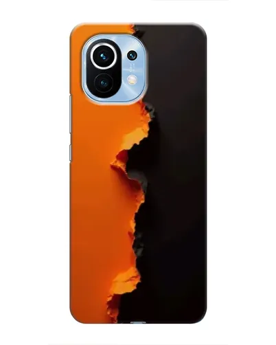 Чехол для Xiaomi Mi 11 с картинкой «Оранжевый разлом» Чехол для Xiaomi Mi 11 с картинкой «Оранжевый разлом»