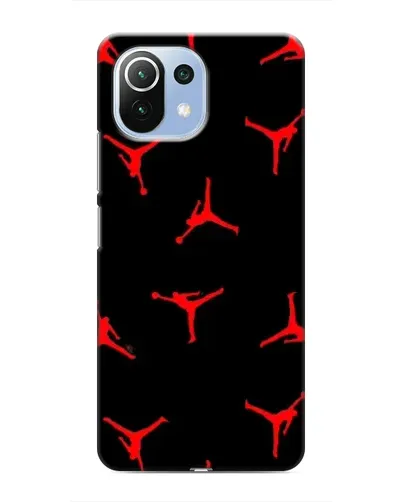 Чехол для Xiaomi Mi 11i с картинкой «Jordan Red Pattern» Чехол для Xiaomi Mi 11i с картинкой «Jordan Red Pattern»