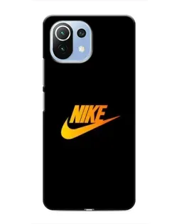 Чехол для Xiaomi Mi 11i с картинкой «Золотой логотип Nike»