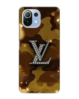 Чехол для Xiaomi Mi 11i с картинкой «Камуфляжный Louis Vuitton»