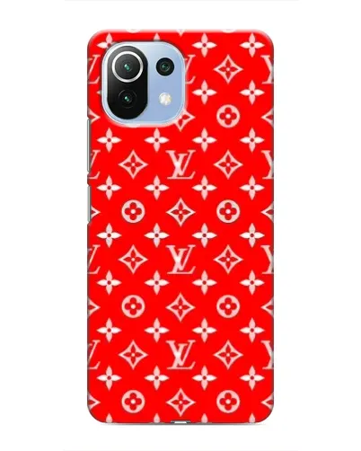 Чехол для Xiaomi Mi 11i с картинкой «Яркий паттерн LV»