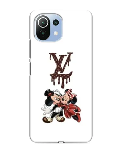 Чехол для Xiaomi Mi 11i с картинкой «LV и Микки Маус»