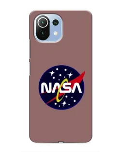 Чехол для Xiaomi Mi 11i с картинкой «NASA — ретро космос»