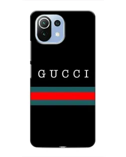 Чохол для Xiaomi Mi 11i з картинкою «Gucci — червоний пояс»
