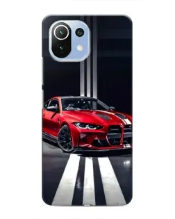 Чехол для Xiaomi Mi 11i с картинкой «Красная BMW на дороге» Чехол для Xiaomi Mi 11i с картинкой «Красная BMW на дороге»