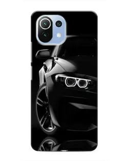 Чехол для Xiaomi Mi 11i с картинкой «Черная BMW — профиль» Чехол для Xiaomi Mi 11i с картинкой «Черная BMW — профиль»