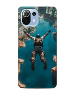 Чохол для Xiaomi Mi 11i з картинкою «PUBG — вільне падіння»