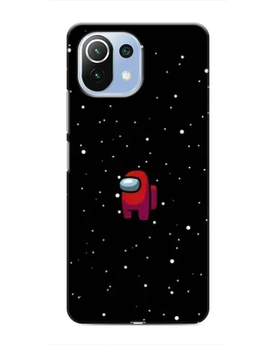 Чохол для Xiaomi Mi 11i з картинкою «Червоний Among Us»