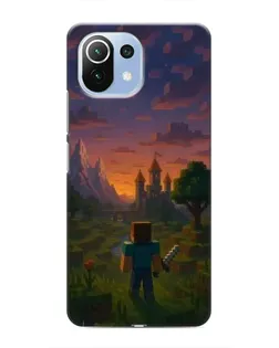 Чохол для Xiaomi Mi 11i з картинкою «Стів біля вежі»