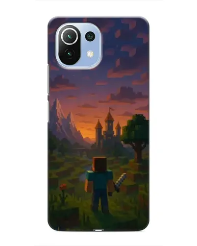 Чохол для Xiaomi Mi 11i з картинкою «Стів біля вежі» Чохол для Xiaomi Mi 11i з картинкою «Стів біля вежі»