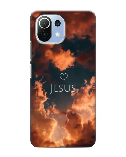 Чехол для Xiaomi Mi 11i с картинкой «Сияние Имени Jesus»