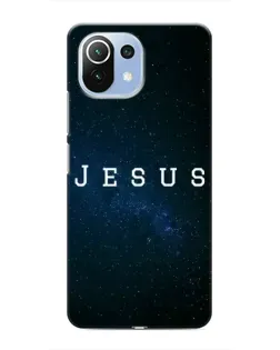 Чехол для Xiaomi Mi 11i с картинкой «Звездное небо Jesus»